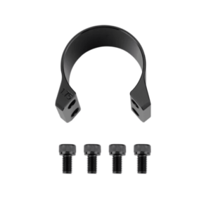 Abrazadera negra para espejo cuero race/pro 1.75″ chupacabra